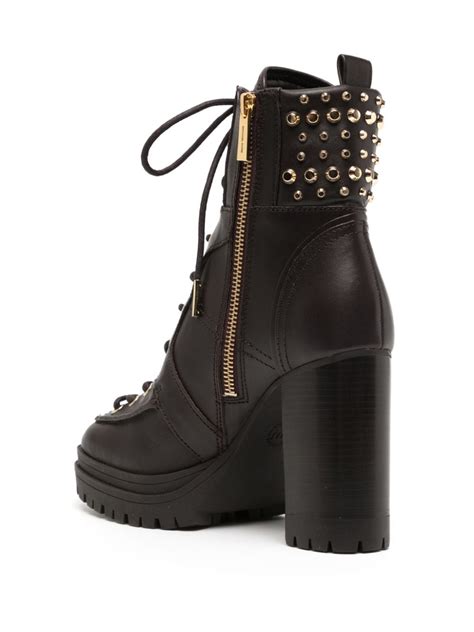 Michael Kors Yvonne 100mm Studded Leather Boots